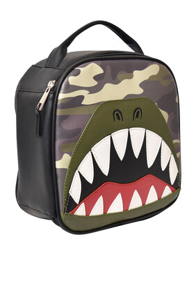 Camo Dinosaur Lunch Bag